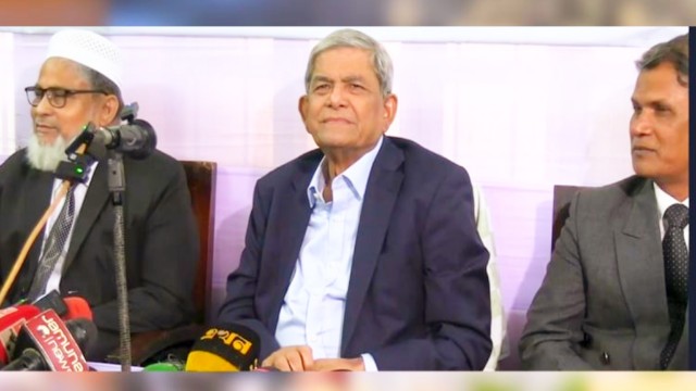 মির্জা ফখরুল বললেন: শান্তিপূর্ণভাবে ২০২৬ সালের নির্বাচন হবে